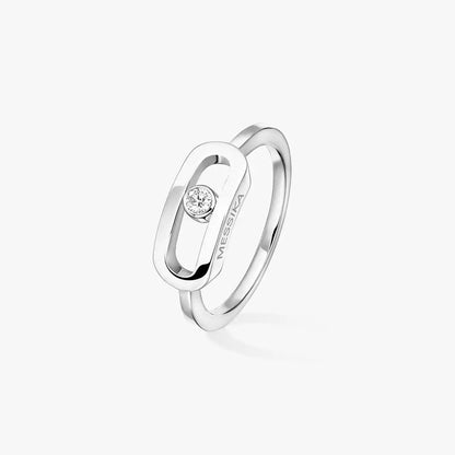 [LUXE]Move Uno Diamond Ring in Gold