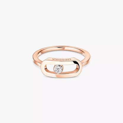 [LUXE]Move Uno Diamond Ring in Gold