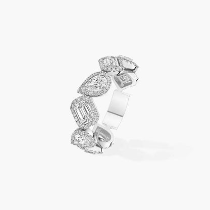 [LUXE]Diamond Wedding Ring My Twin
