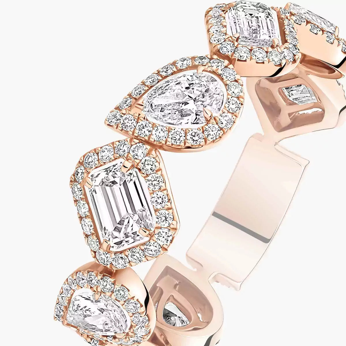 [LUXE]Diamond Wedding Ring My Twin
