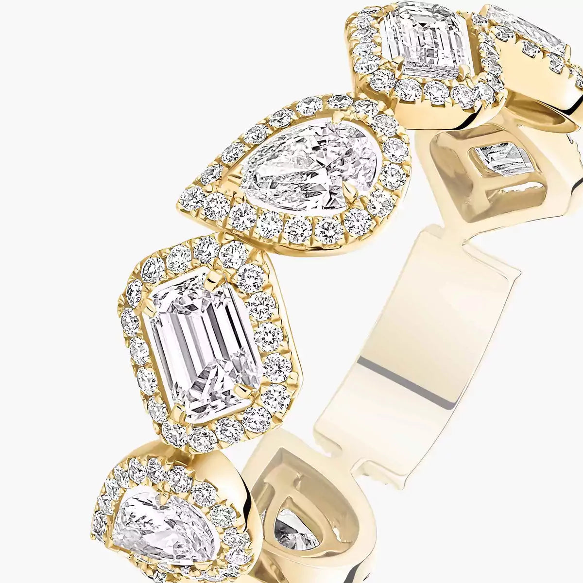 [LUXE]Diamond Wedding Ring My Twin