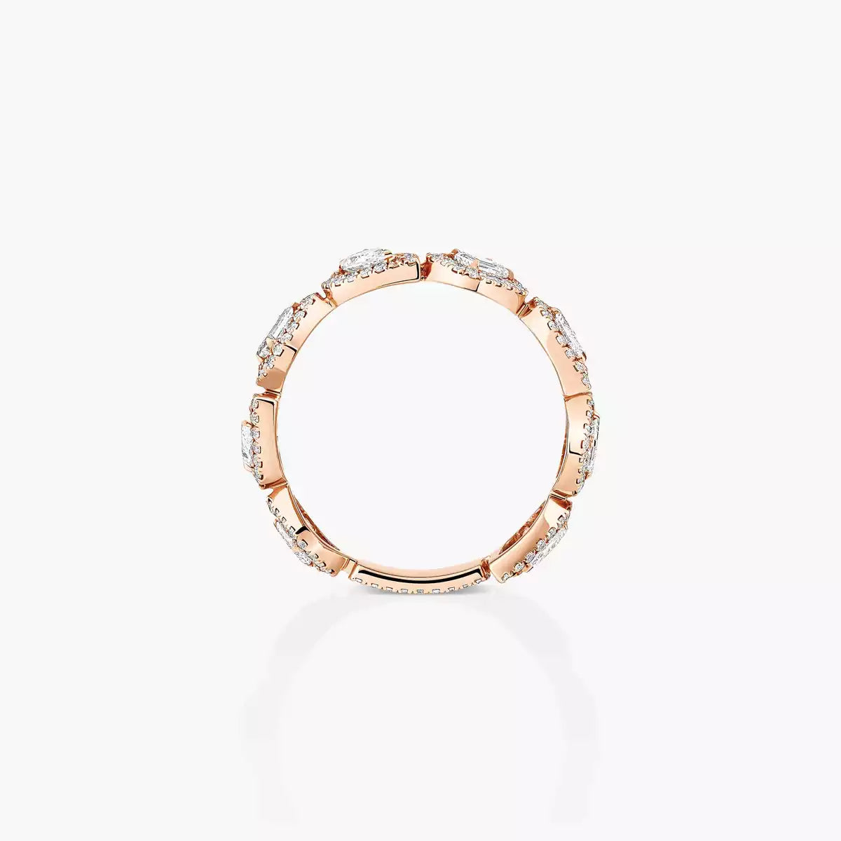 [LUXE]Diamond Wedding Ring My Twin