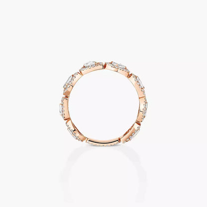 [LUXE]Diamond Wedding Ring My Twin