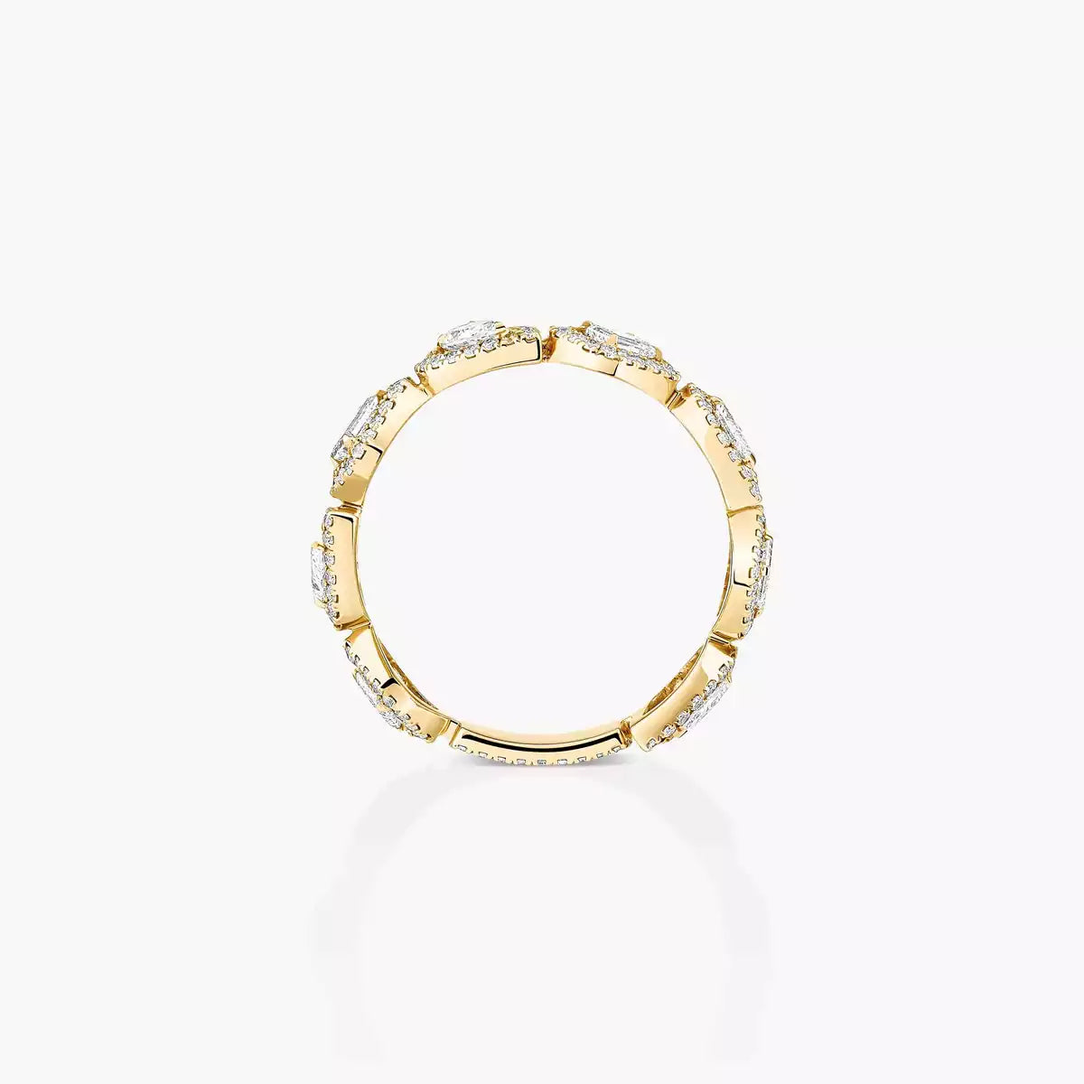 [LUXE]Diamond Wedding Ring My Twin