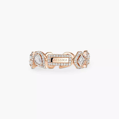 [LUXE]Diamond Wedding Ring My Twin