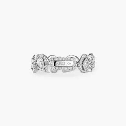[LUXE]Diamond Wedding Ring My Twin