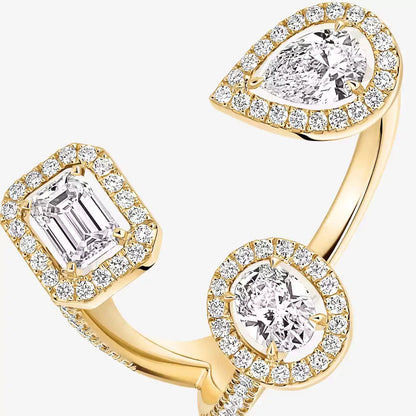 [[LUXE] Diamond Ring 0,25ct My Twin Trilogy