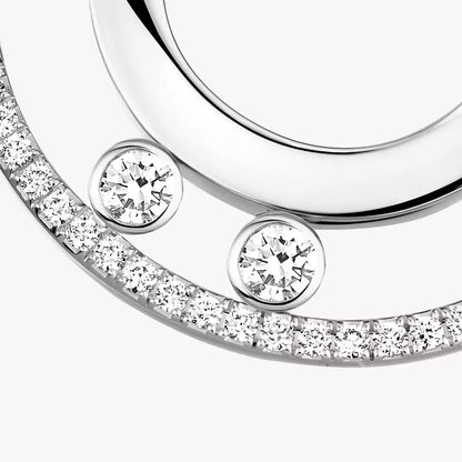 [LUXE]Move Romane Small Diamond Hoop Earrings