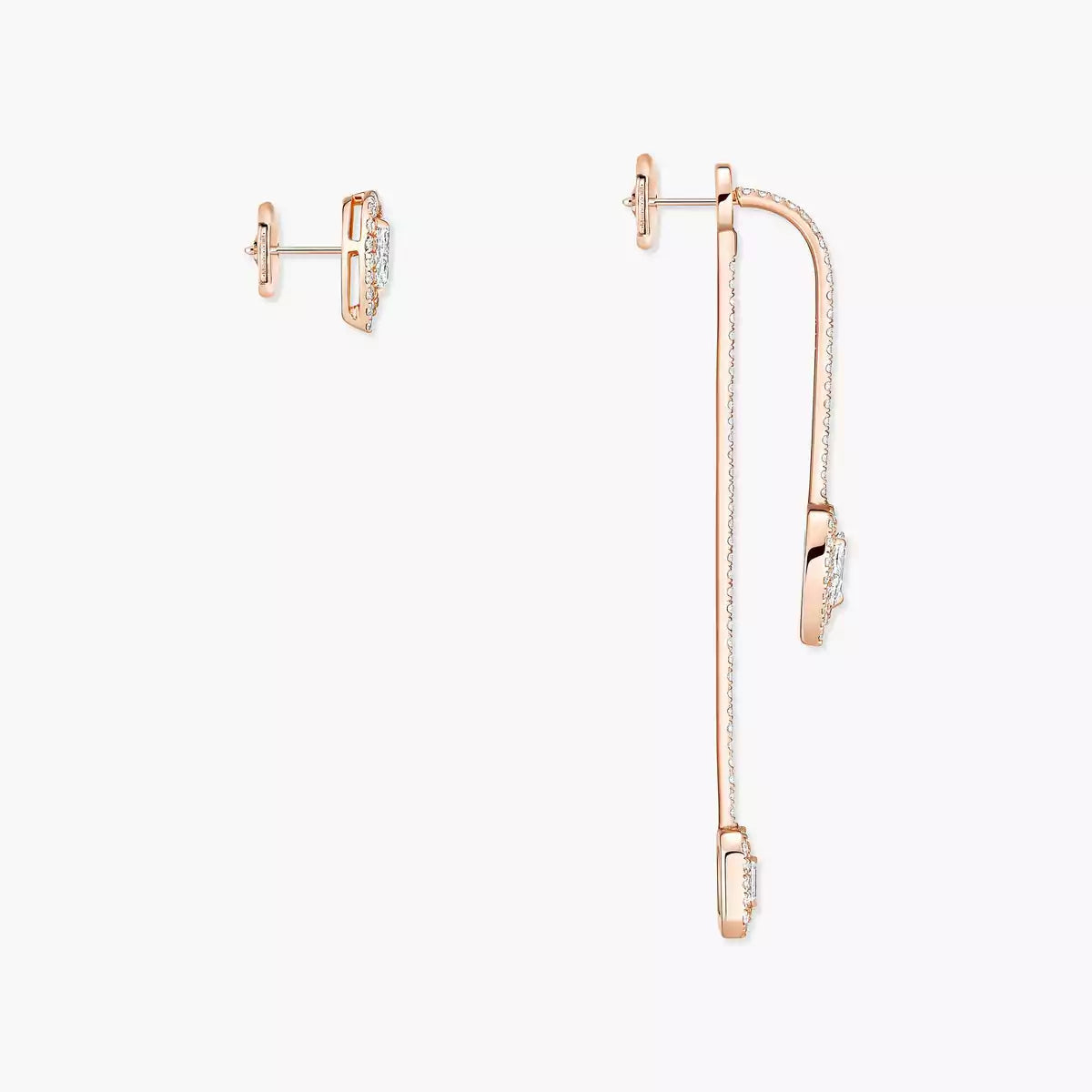 [LUXE]Diamond Drop Earrings My Twin