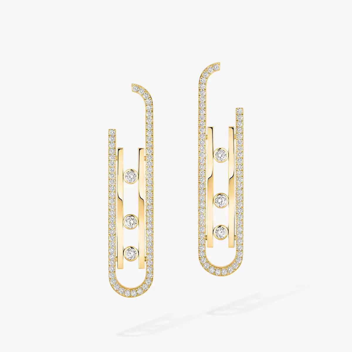 [LUXE]Diamond Pendant Earrings Move 10Th