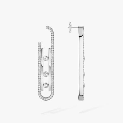 [LUXE]Diamond Pendant Earrings Move 10Th