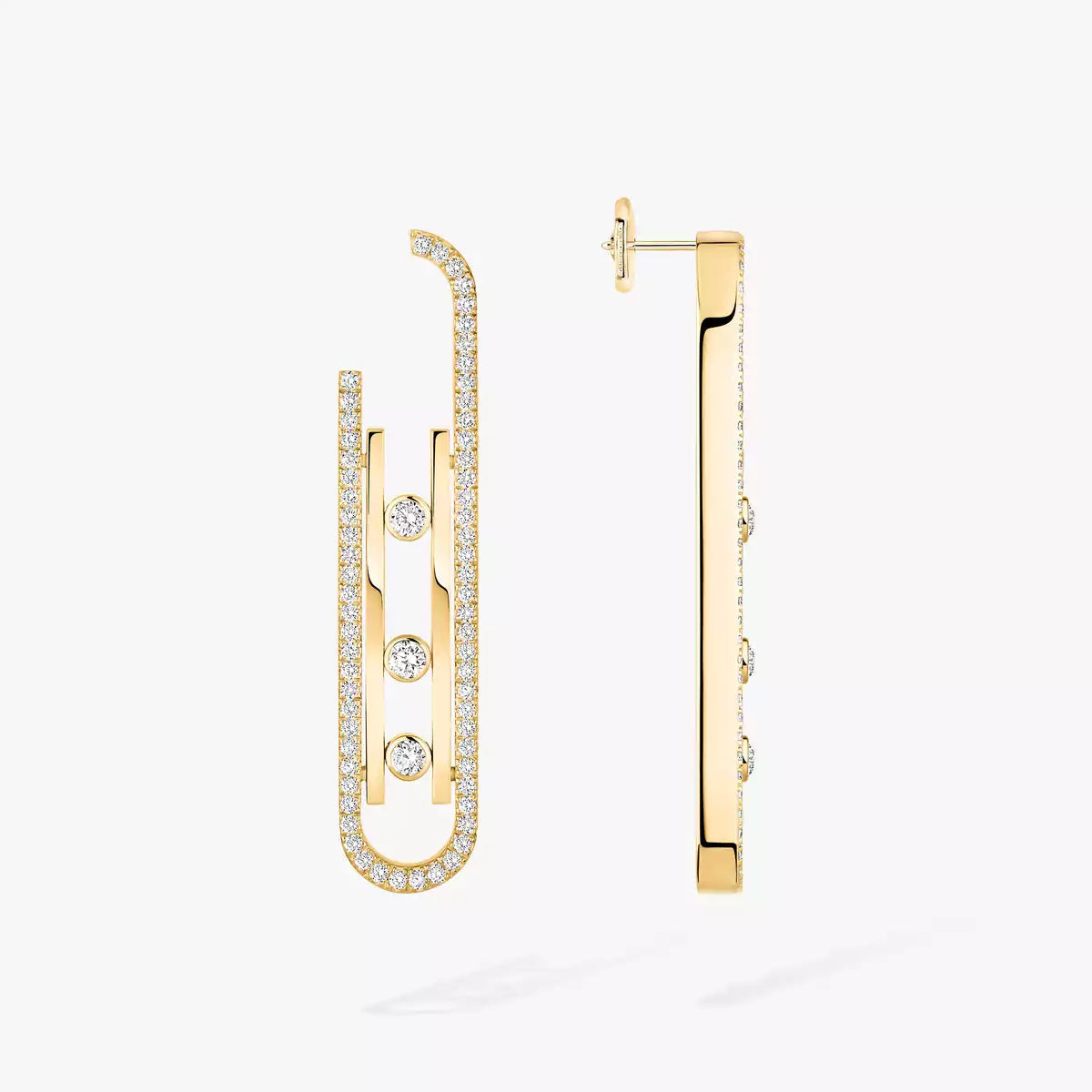 [LUXE]Diamond Pendant Earrings Move 10Th