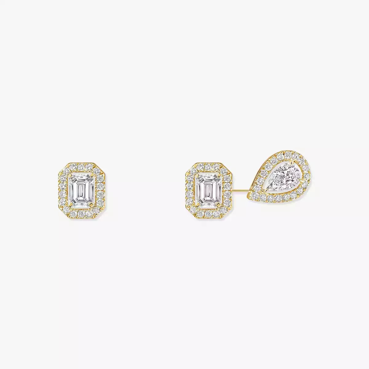 [LUXE]Diamond Earrings 0,10ct My Twin 1+2