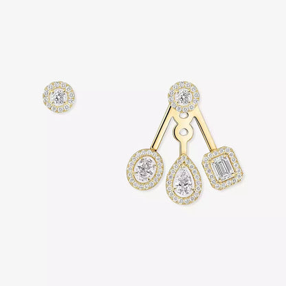 [LUXE] My Twin Trio  Diamond Earrings