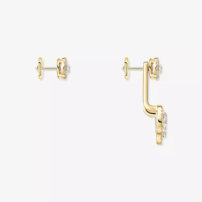 [LUXE] My Twin Trio  Diamond Earrings