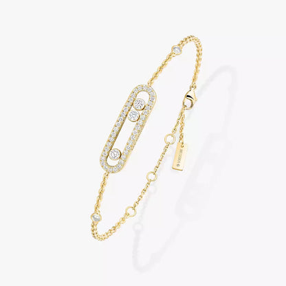 [LUXE]Pavé Baby Move Diamond Bracelet