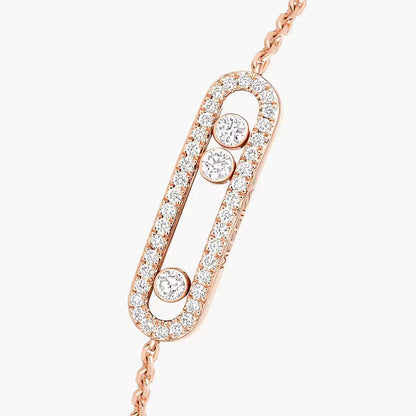 [LUXE]Pavé Baby Move Diamond Bracelet