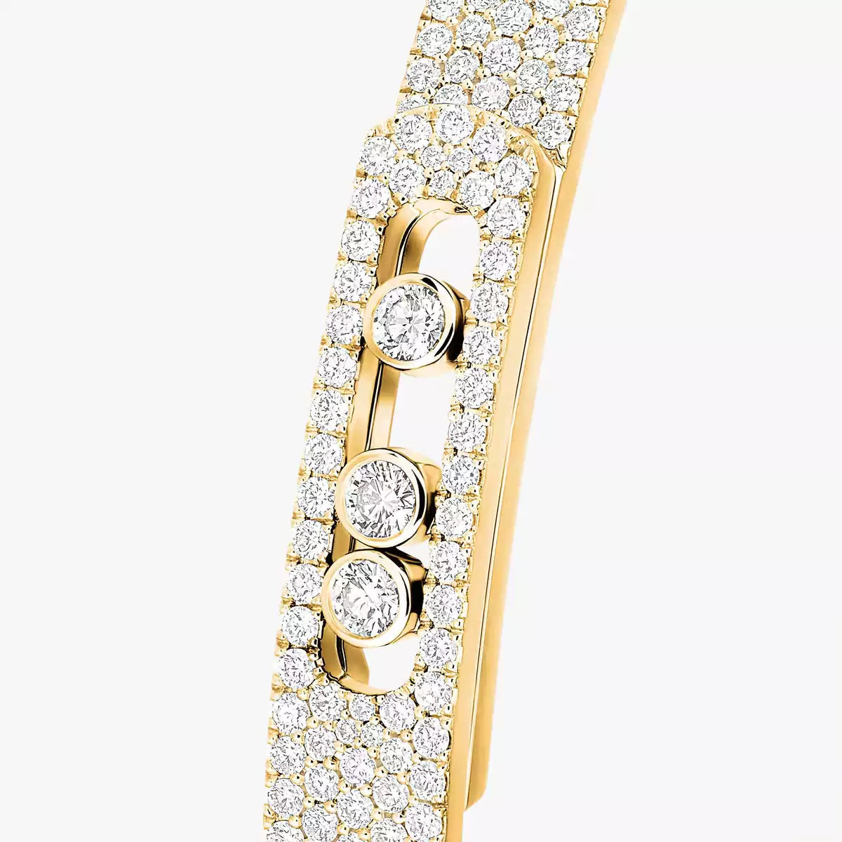 [LUXE]Move Noa Full Pavé Diamond Bangle Bracelet