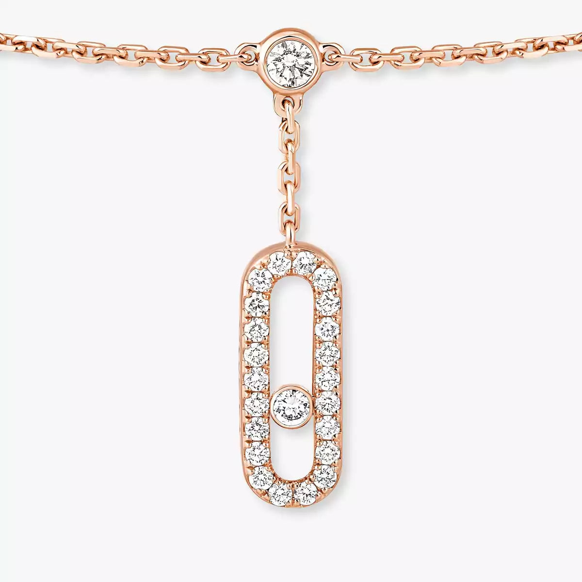 [LUXE] Move Uno pavé ankle bracelet
