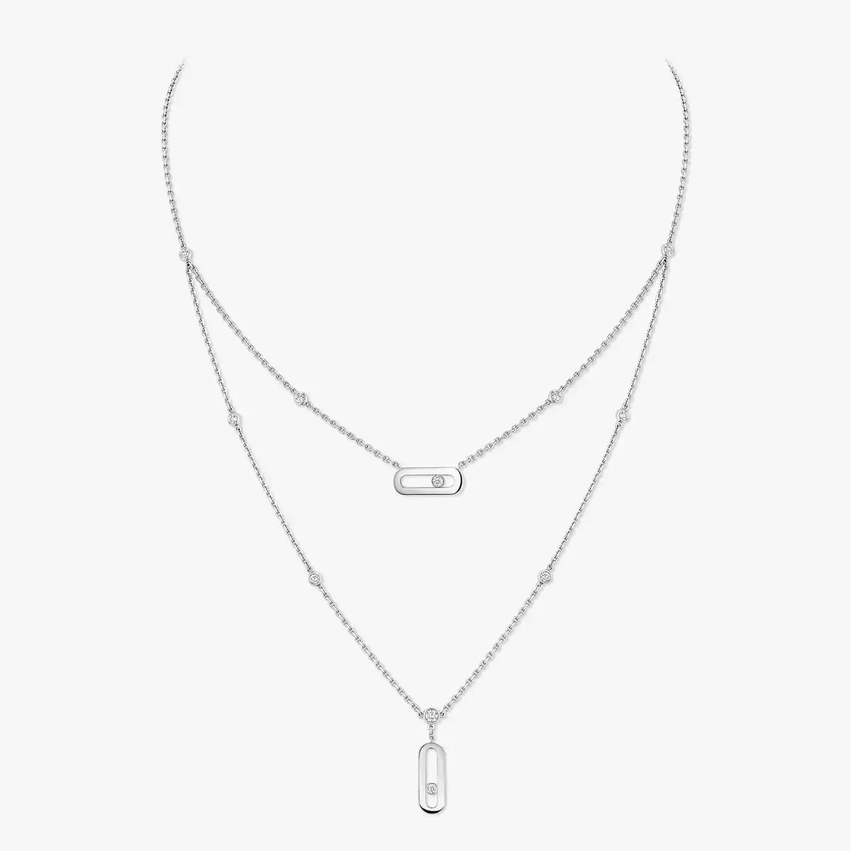 [LUXE] Move Uno Diamond Necklace