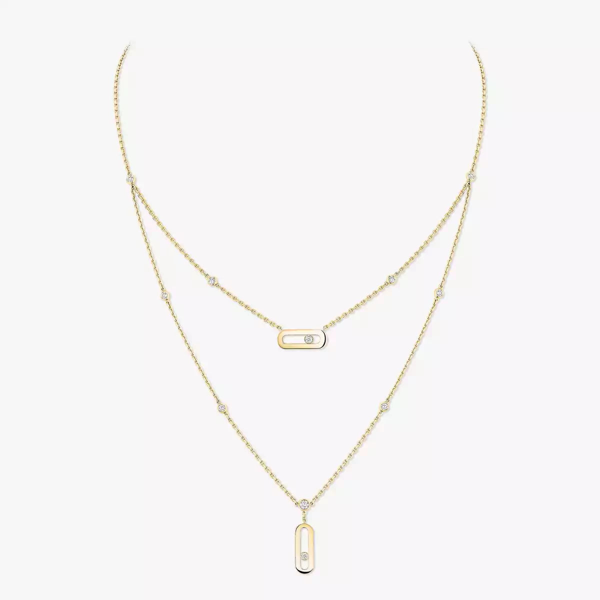 [LUXE] Move Uno Diamond Necklace