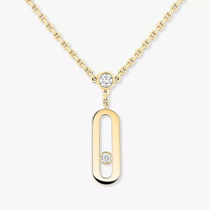 [LUXE] Move Uno Diamond Necklace