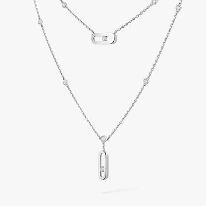 [LUXE] Move Uno Diamond Necklace