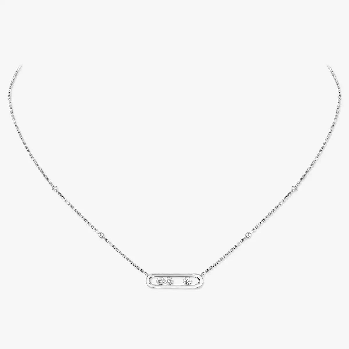 [LUXE] Baby Move Gold Diamond Necklace