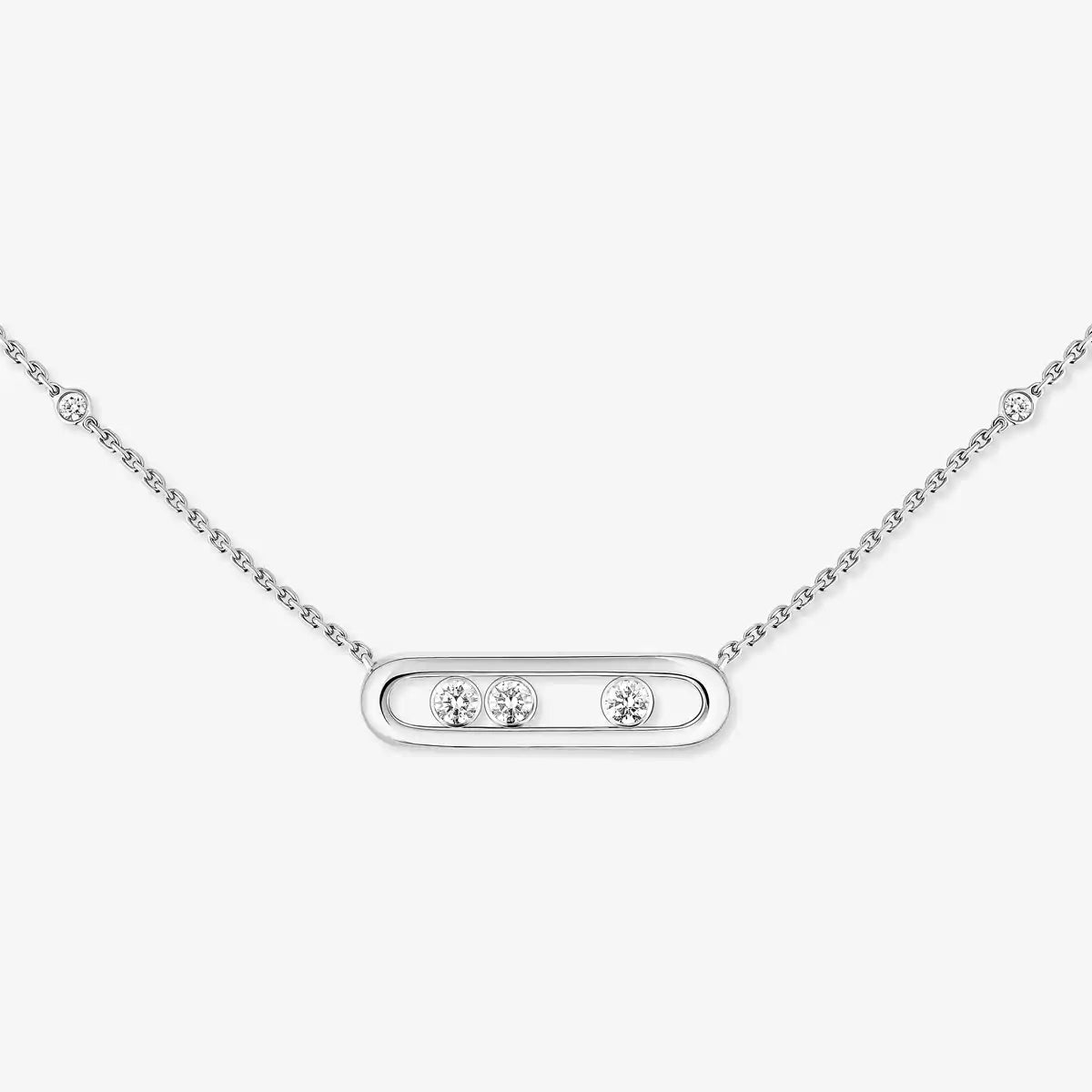 [LUXE] Baby Move Gold Diamond Necklace