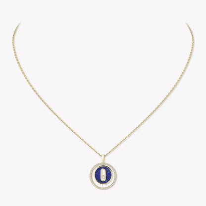 [LUXE]Lucky Move Diamond Necklace in Rose Gold and White Mother-of-Pearl