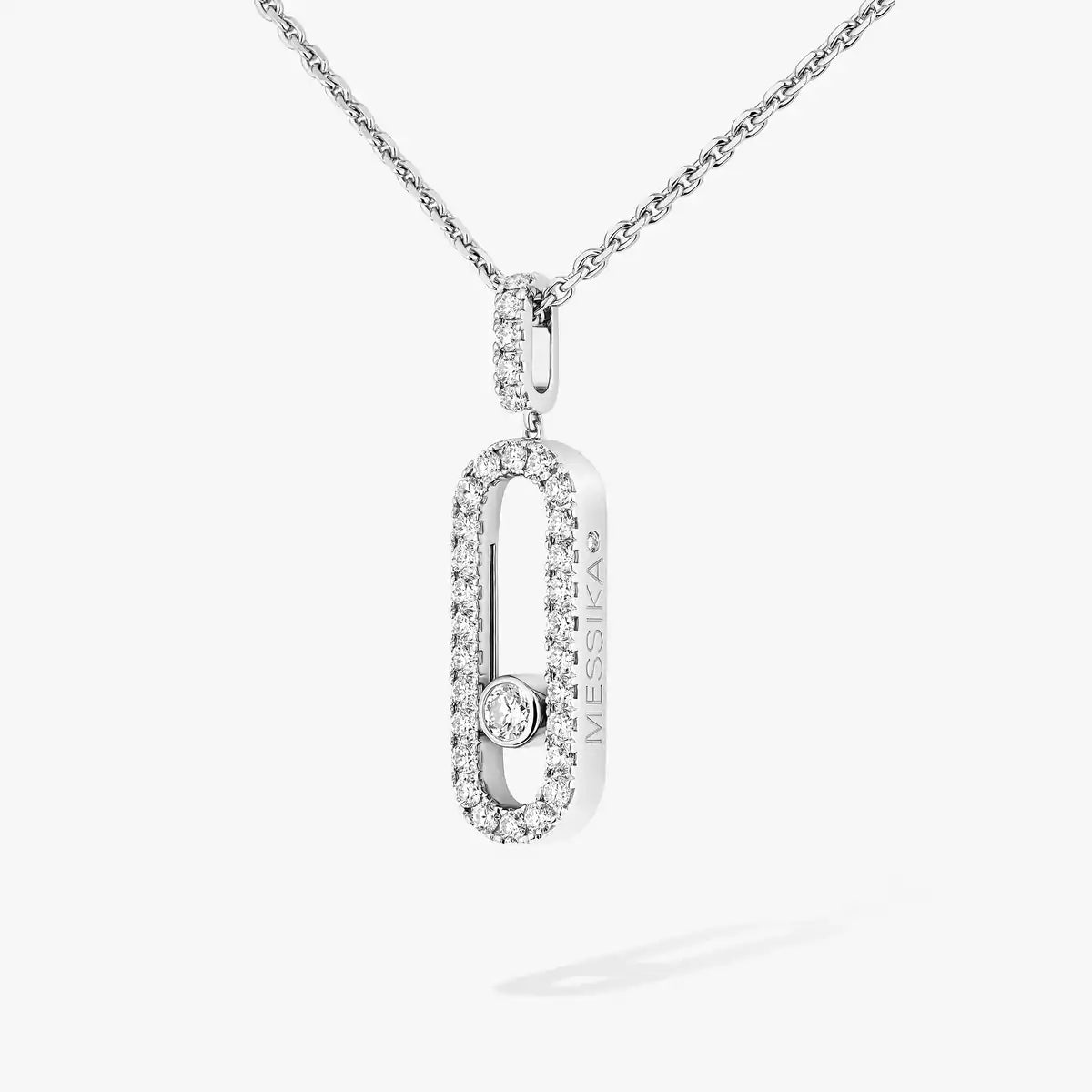 [LUXE]Move Uno Diamond Necklace in Rose Gold