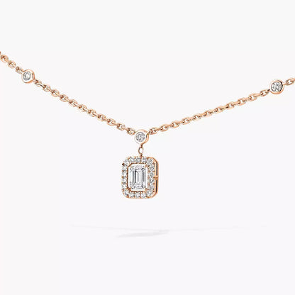 [LUXE]My Twin Diamond Necklace in Silver