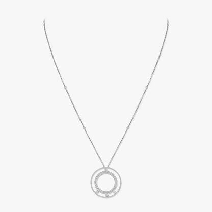 [LUXE]Move Romane Long Pave_-Set Diamond Necklace