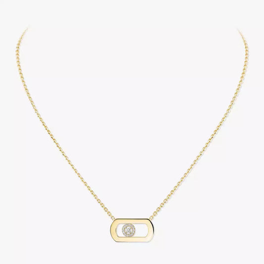 [LUXE]So Move Diamond Necklace in Gold