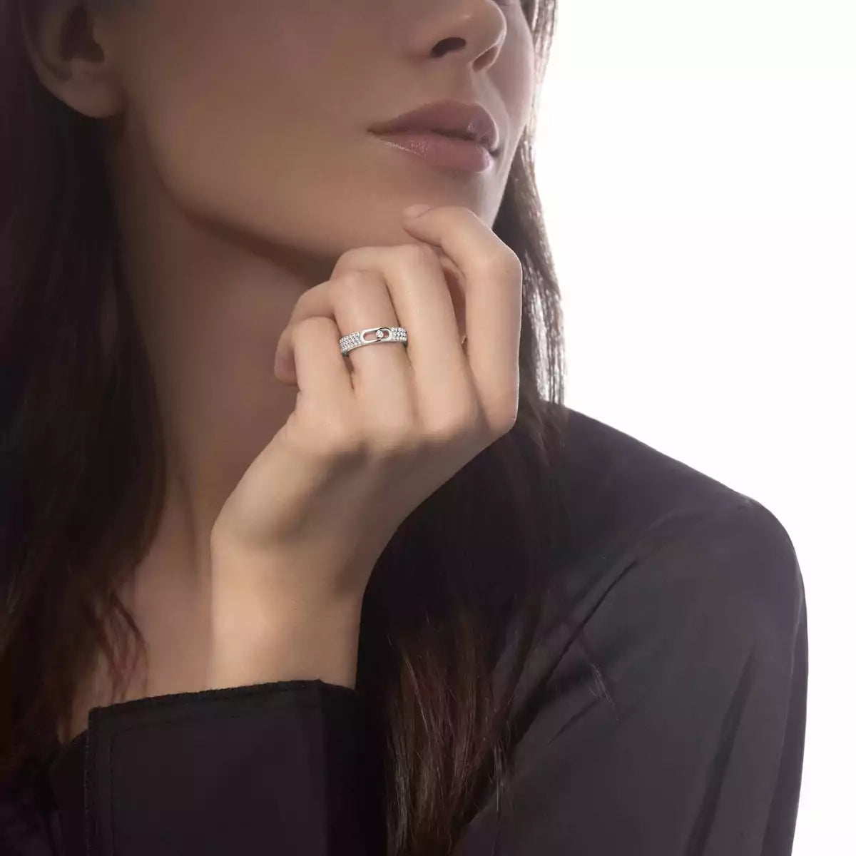 [LUXE]Move Joaillerie Pave_ Diamond Wedding Ring