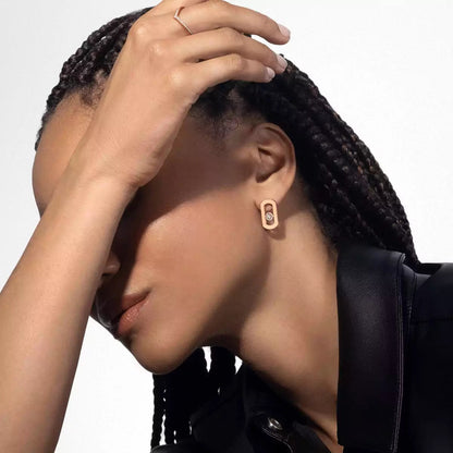 [LUXE]So Move Diamond Earrings in Yellow Gold