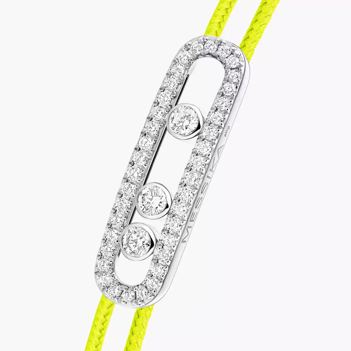 [LUXE]MK Care(s) pink cord pavé bracelet