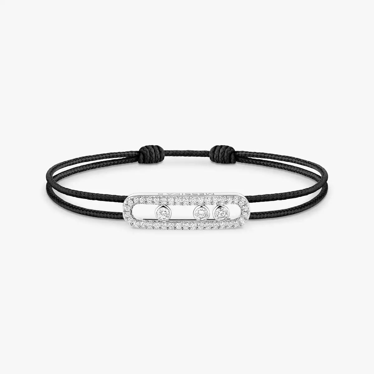[LUXE]MK Care(s) pink cord pavé bracelet