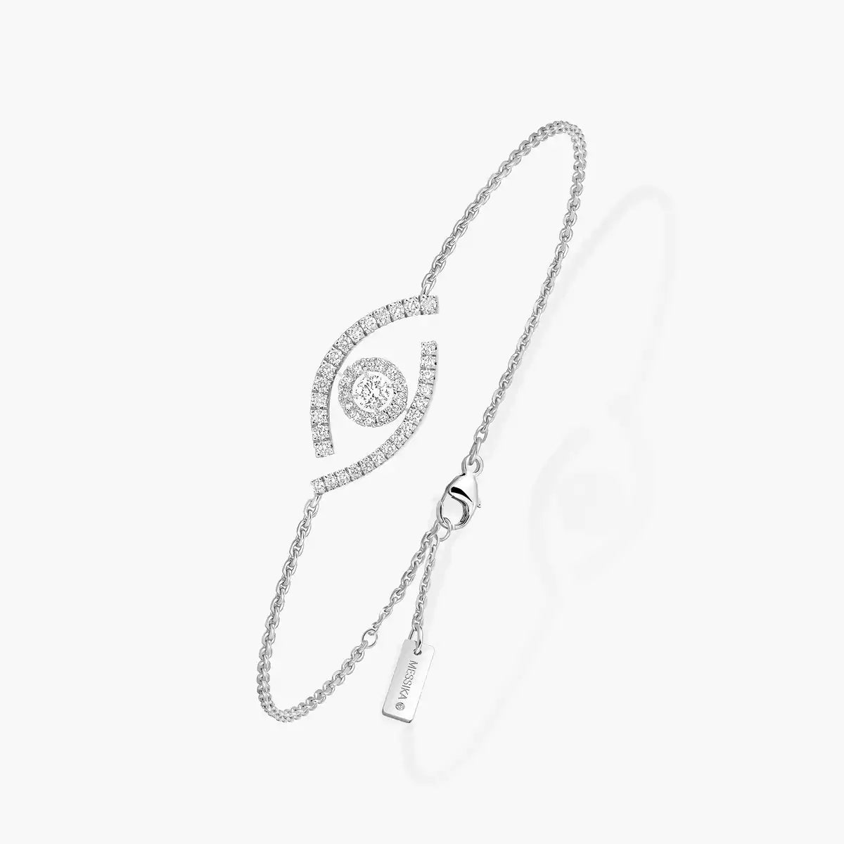[LUXE]Lucky Eye Pave-Set Diamond Bracelet