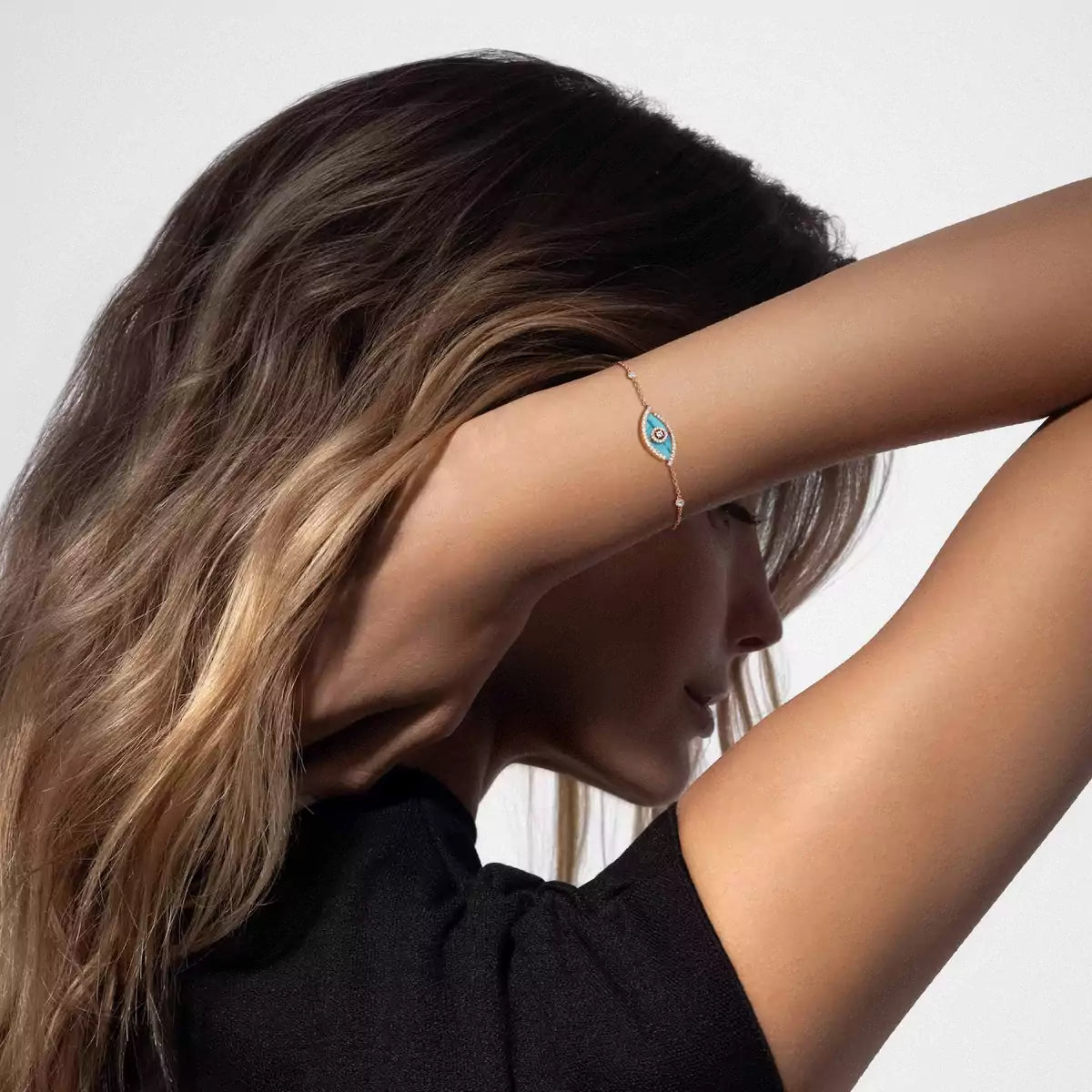 [LUXE]Lucky Eye Diamond Bracelet
