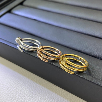[LUXE]SMOOTH THREE-BAND NAIL RING