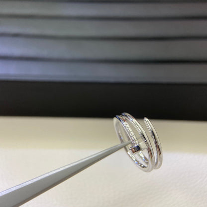 [LUXE]SMOOTH THREE-BAND NAIL RING