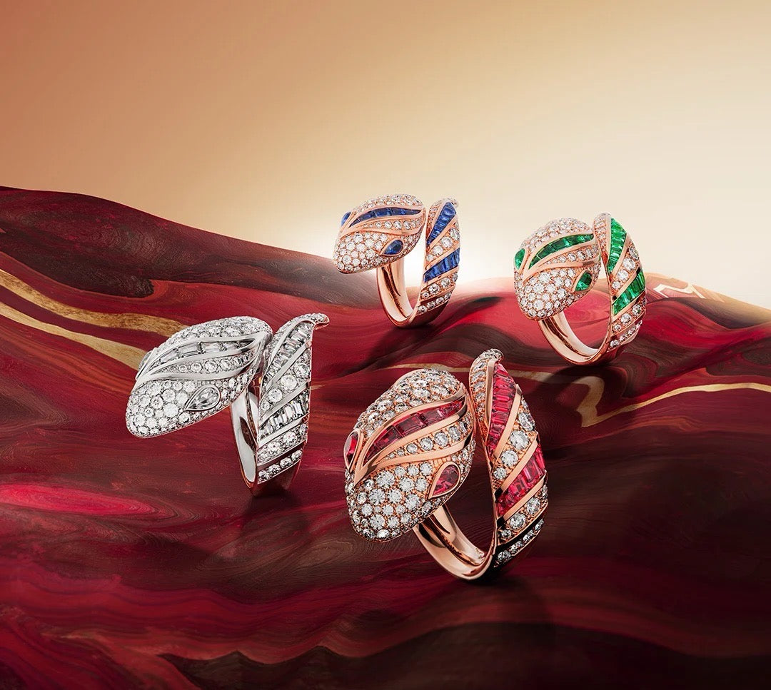 [LUXE]BRAND NEW LUXURY RED SNAKE RING