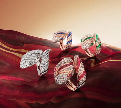 [LUXE]BRAND NEW LUXURY RED SNAKE RING