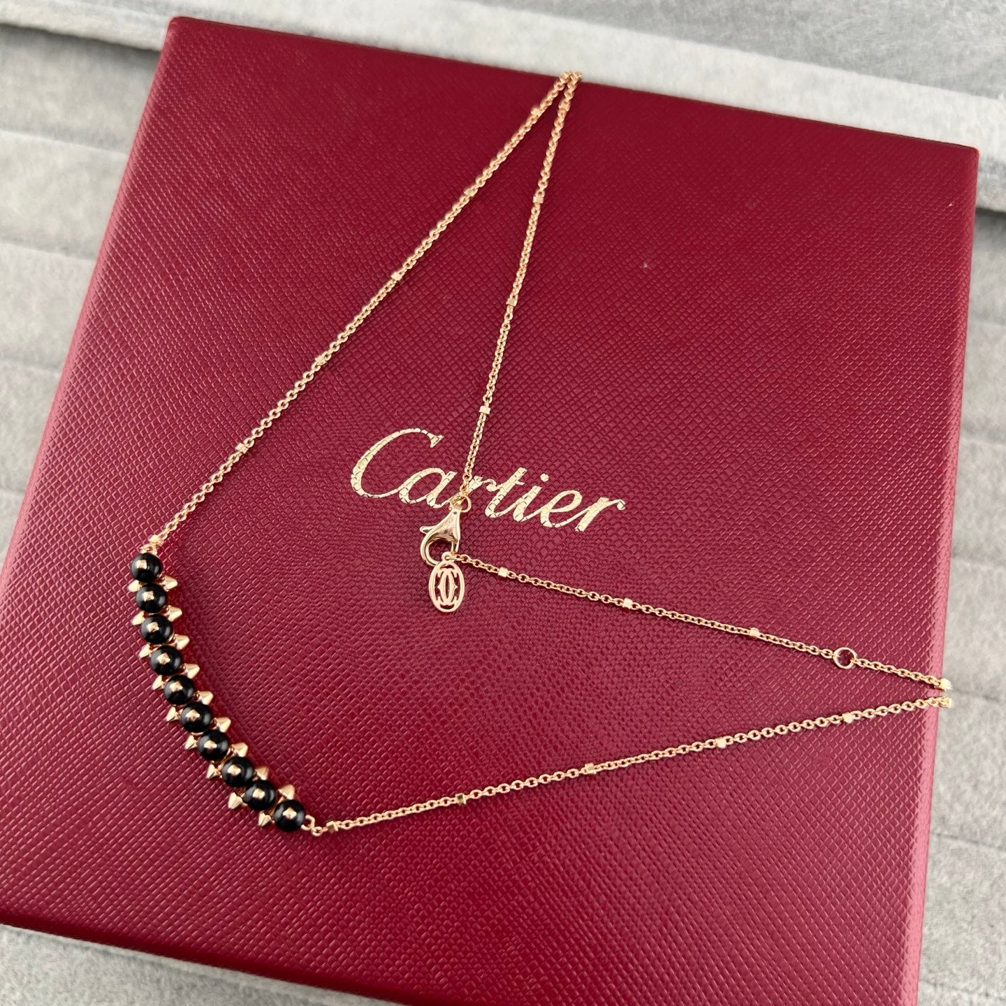 [LUXE]NEW STUD COLORED GEM PENDANT NECKLACE