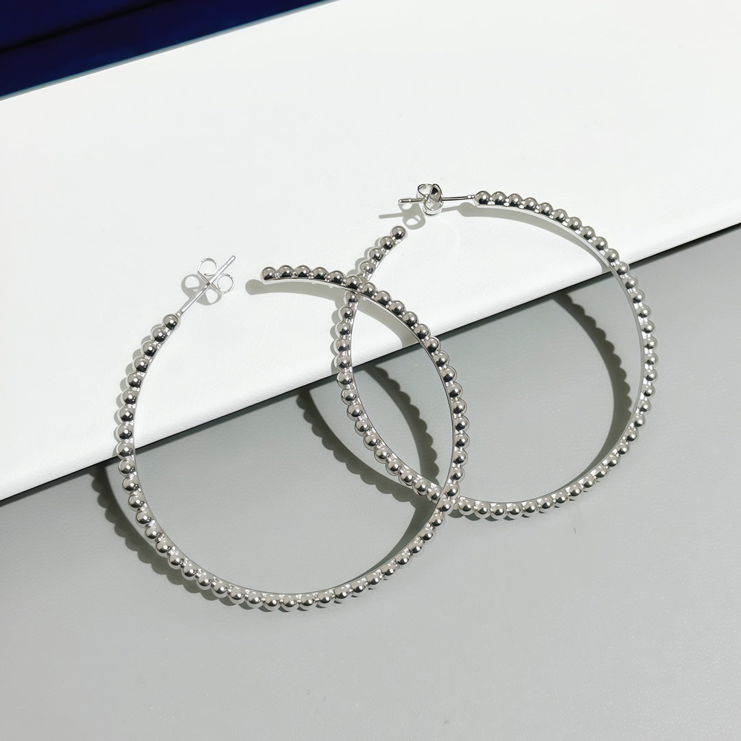 [LUXE] SMOOTH BEAD STUD EARRINGS