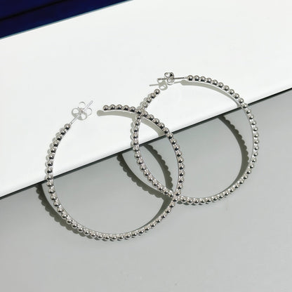 [LUXE] SMOOTH BEAD STUD EARRINGS