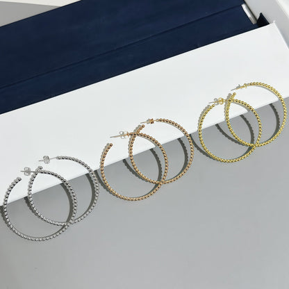 [LUXE] SMOOTH BEAD STUD EARRINGS