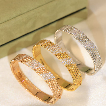[LUXE]  FIVE-ROW DIAMOND BRACELET