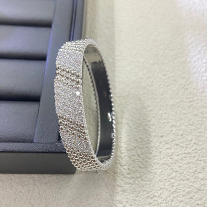 [LUXE]  FIVE-ROW DIAMOND BRACELET